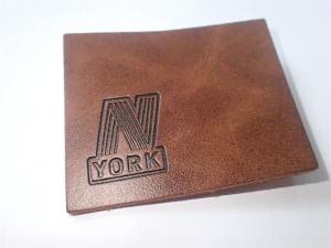 Cheap Custom Leather Label Design Clothing Embossed Leather Patches For Garment for sale