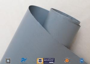 Cheap 280G 0.25mm PVC Coated Fiberglass Fabric For Flexible Air Duct , FDA approved for sale
