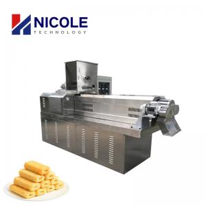 Cheap Automatic Core Filling Turnkey Corn Puff Production Line Double Screw Extruder for sale