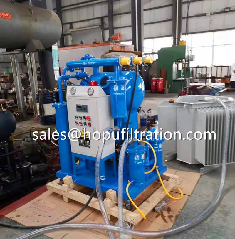 Cheap Onsite workig Single Stage Vacuum Transformer Oil Purifier, Workshop Insulation Oil Degassing System for sale