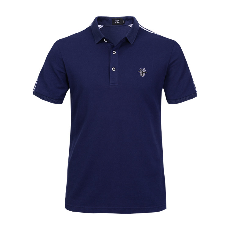 Cheap Short Sleeve Men Polo Collar T Shirt for sale