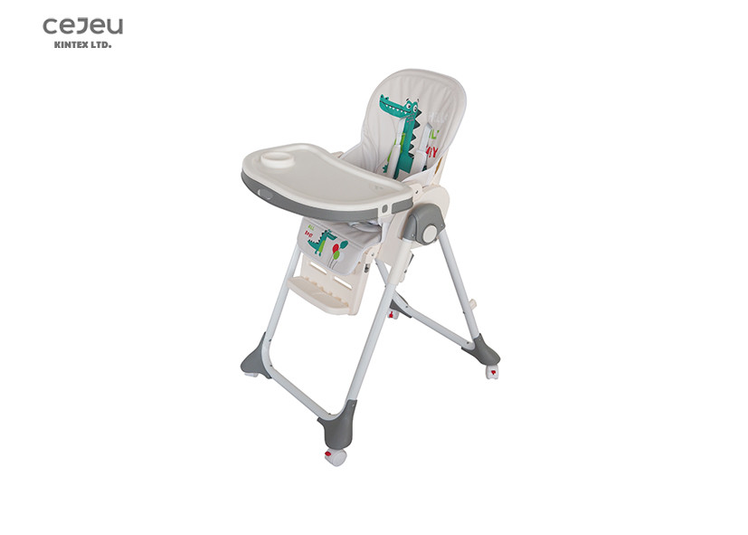 Cheap 6 Months EN14988 Baby Feeding High Chair 8.2KG PVC Seat Cover for sale