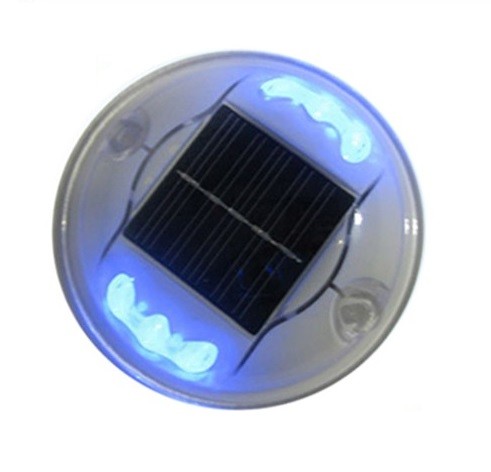 Cheap Solar Road Stud ASD-004 6pcs LEDs Solar Road Marker Solar Cat's Lights Solar Accent Lights Solar Security Lights for sale