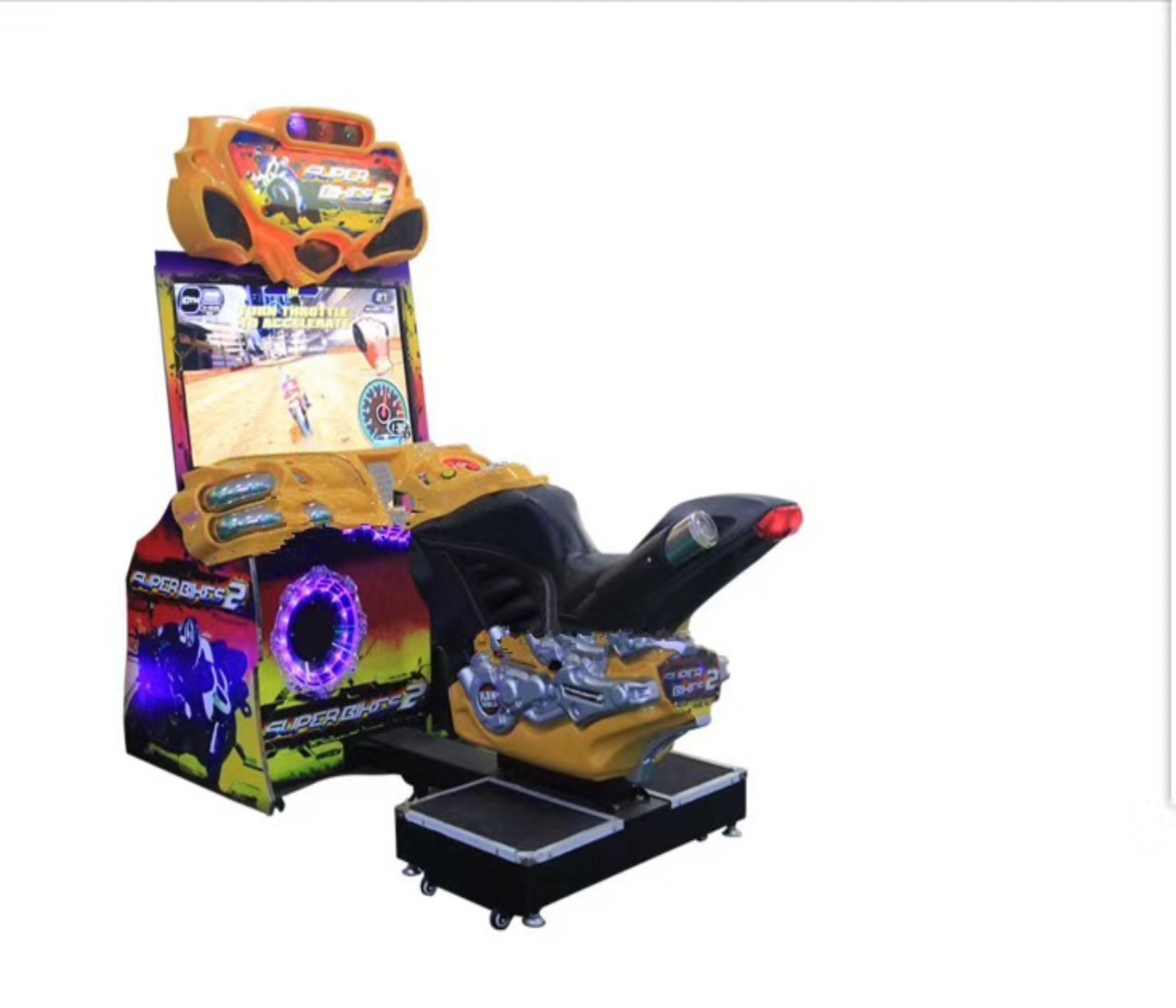 Cheap Simulator Racing Arcade Machine Coin Operated For Indoor Amusement Centers for sale