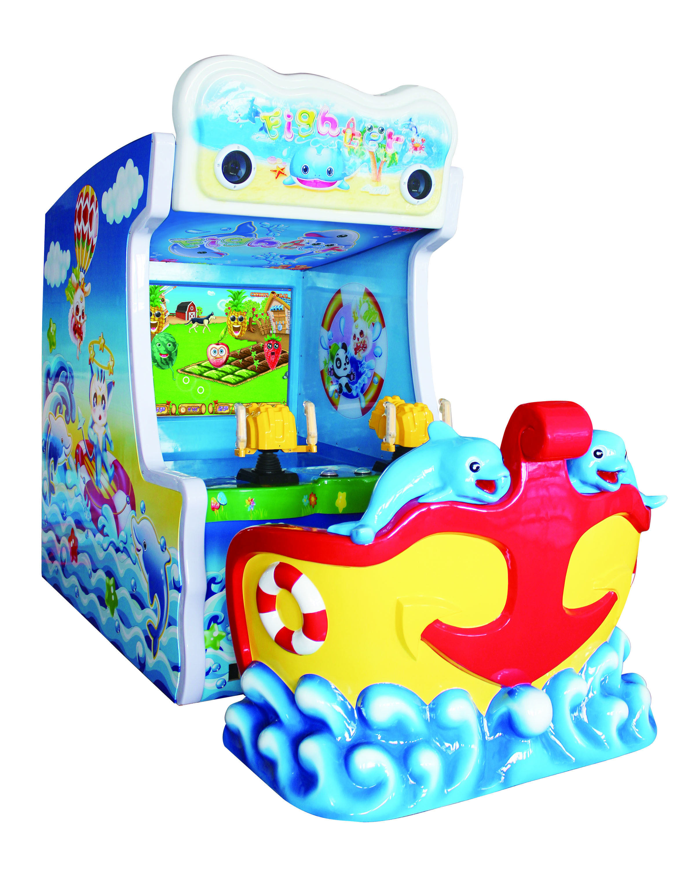 Cheap Holiday Interactive Arcade Games 2 Player Capacity use in Water Gun Amusement for sale