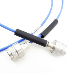 Cheap 2.92mm Coaxial RF Cable 40GHz Female To Female With Flange for sale