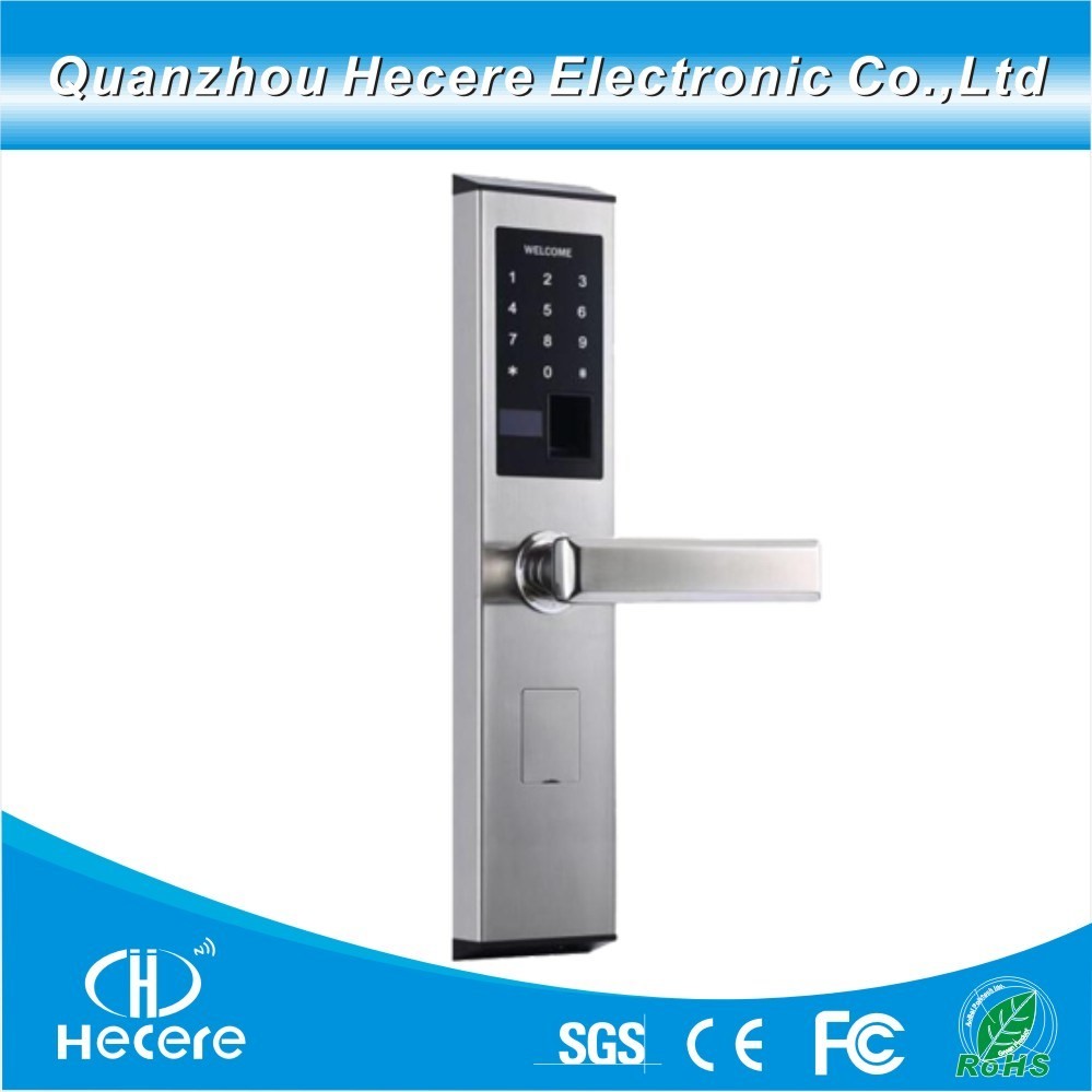 Cheap                  Remote Door Handle Key Lock with Fingerprint Scanner RFID Card Keyboard              for sale
