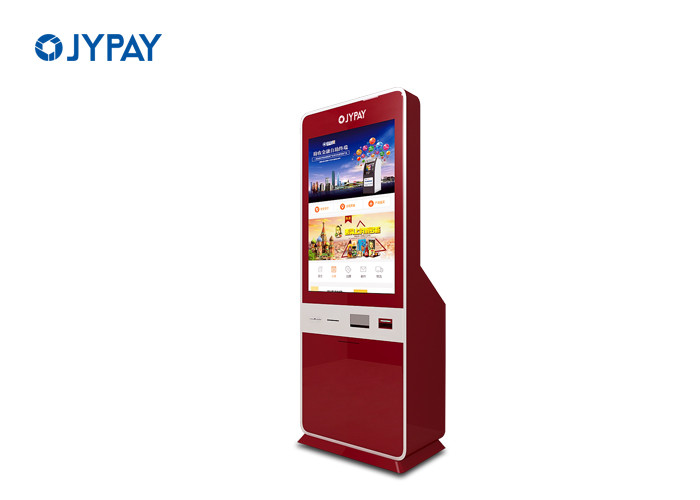 Cheap High Safety 32 Inch Touch Screen Kiosk , Cost - Effective Bill Acceptor Kiosk for sale