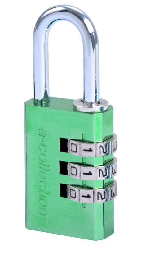 Cheap color combination padlocks, security luggage padlock from china combination lock supplier for sale