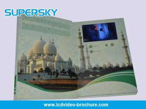 Cheap 4.3 inch / 5 Inch TFT LCD Video Brochure , Folded LCD Greeting Card for sale