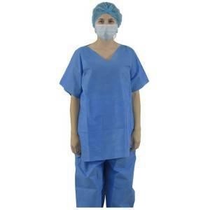 Quality Smms Disposable Protective Clothing Multi Layers Disposable Scrub Suits wholesale