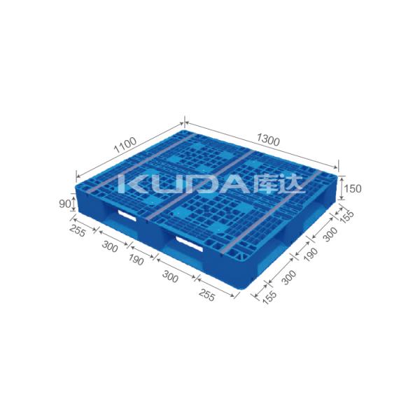 Quality Warehouse export used 1311D The grid field words PLASTIC PALLET（BUILT-IN STEEL TUBE）from china wholesale