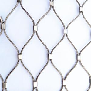Cheap Stainless Steel Cable Rope Mesh Hand Made Ferrule Mesh Used as Zoo Mesh for sale