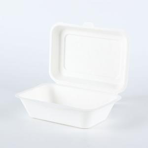Compostable Lunch Box Bagasse Disposable Biodegradable Waterproof Grease