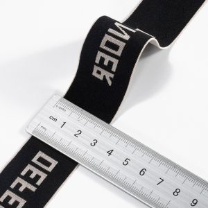 1.5 inch soft custom band printed jacquard elastic band waistband for underwear