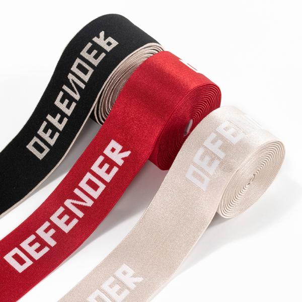 Quality Custom fashion soft nylon underwear shorts elastic waistband elastique jacquard elastic band strap for clothing wholesale