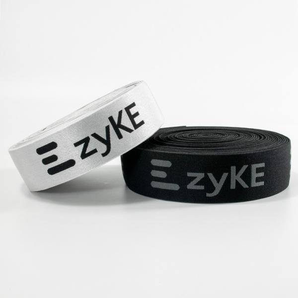 Quality Weaving Elastic Soft printed customized logo band underwear jacquard woven shiny elastic band wholesale