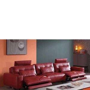 China Light Luxury Leather Soft Sofa Space Capsule Cinema Sofa Living Room Combination Electric Reclining Function on sale