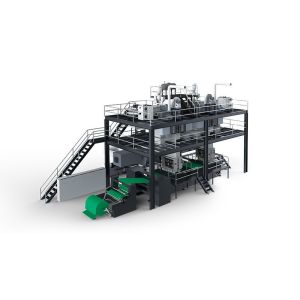 Cheap Hot Selling PLA/Pet Medical Materials Nonwoven Fabric Making Machine for Disposable Protective Cap for sale