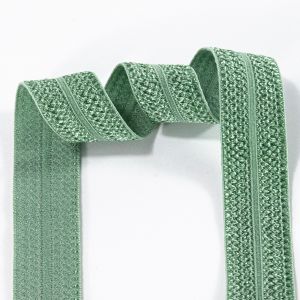 Stretch Custom Printed 15mm fold over elastic bias binding tape for garment bias