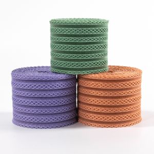 Cheap Elastic ultra-thin hollow fish silk elastic belt transparent mesh crochet fishing ribbon webbing for underwear for sale