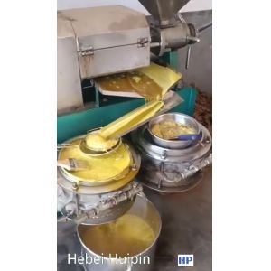 8-10tons per day HP130A palm coconut peanut soybean screw oil press machine with Vacuum filter