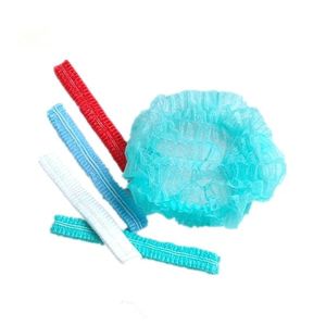 Cheap Double elastic string disposable mob cap or single elastic string disposable mob cap for sale