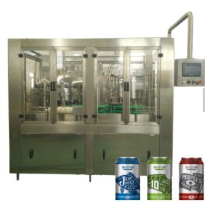 China Beverage Beer Can Filling Machine Aluminum Tin Can Filling And Sealing Machine on sale