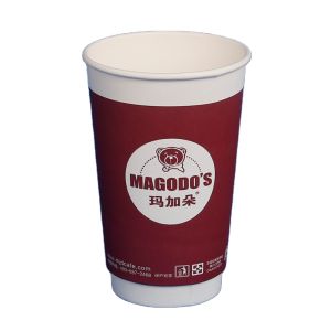 China Single / Double Wall 20oz Biodegradable Coffee Cups Disposable on sale