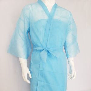 Breathable Confortable Disposable Spa Wear SBPP Material Disposable Kimono