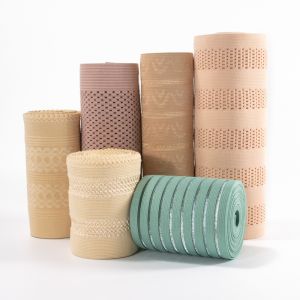 Custom woven breathable elastic webbing strap for medical bandage 210mm