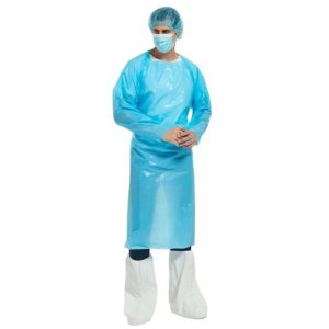 S&J Disposable isolation/lab/patient gown/coat pp/pp+pe/sms