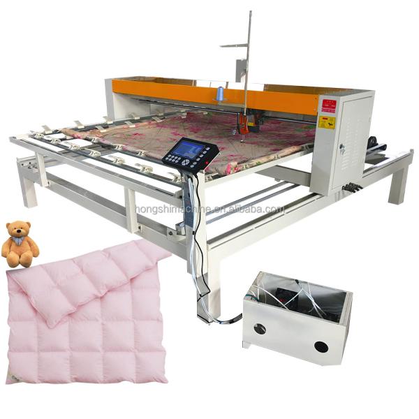 Continuous Type Single Head Quilting Leather Embroidery Machine Fiber Cotton