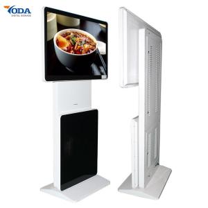 Shopping Rotatable LCD Touch Screen Kiosk  LCD With Front Down Button And Remote Control