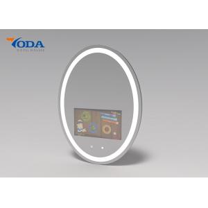 Waterproof Smart Touch Mirror Makeup Use Interactive 450cd/m2 Brightness