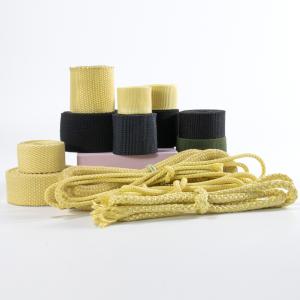 Cheap High strength fire retardant aramid fiber webbing kevlars webbing fireproof aramid strap for fire engineering for sale