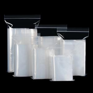 Transparent Pe Zipper Plastic Bag