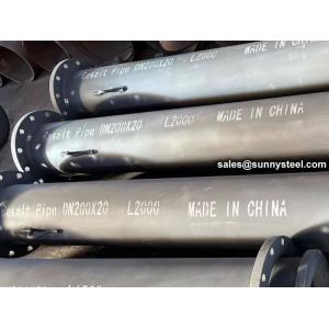 China Wear Resistant Cast Basalt Stone Lined Steel Pipe on sale