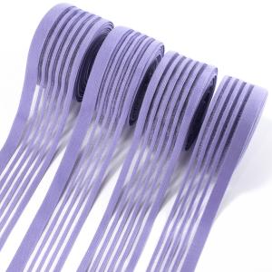 Wholesale hollow out fish silk mesh elastic band underwear bra strap