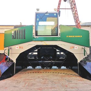 Bio organic fertilizer crawler type compost turner machine