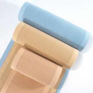 Custom medical sport elastic bandage knit fabric latex stretch band for medical
