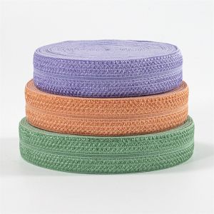 Stretch Custom Printed 15mm fold over elastic bias binding tape for garment bias