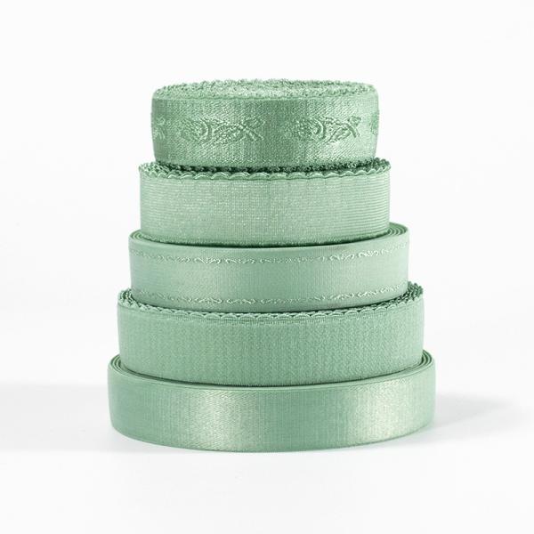 Quality 5-50mm soft skin shiny underwear bra elastic band anti-slip plush Adjustable Resistant bra strap for lingerie bra wholesale