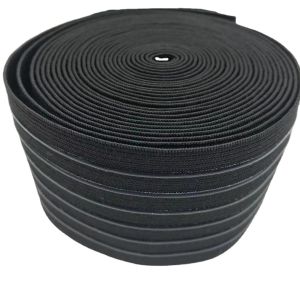 Eco-Friendly Nylon Coated Anti Slip Band Silicone Elastic Webbing For Underwear