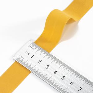 Stock solid color foldover elastic band for headband hair bow soft elastic bias