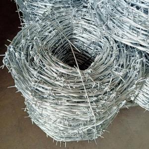 Hot Dipped Galvanized Singe Strand Barbed Wire Farm Fence Roll
