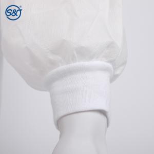 S&J White lab coats jacket coat uniform non-woven polypropylene OEM wholesale