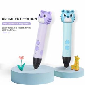 Cheap Children use 3D printing pens to make various modeling items by hand for sale