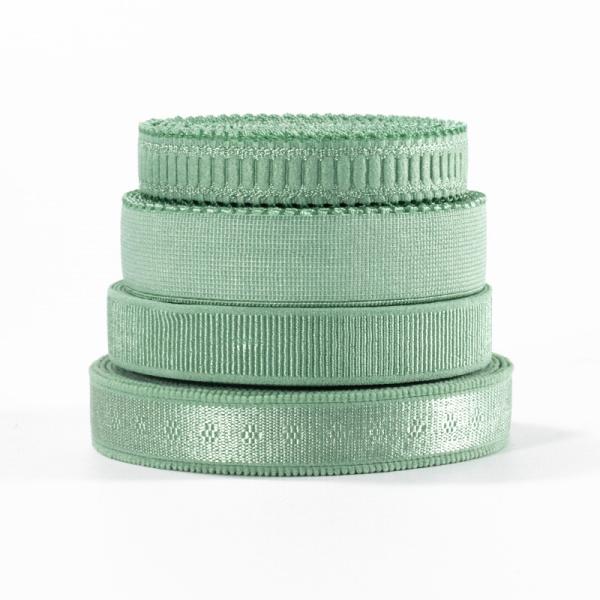 Underwear nylon elastic band glossy nylon spandex bra straps elastic webbing for