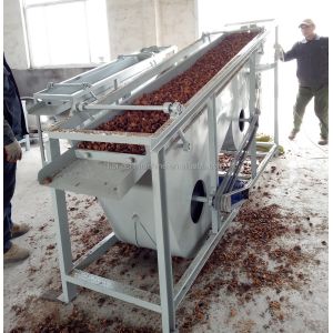 400kg/h Almond hazelnut shelling production line Almond peeling machine Almond